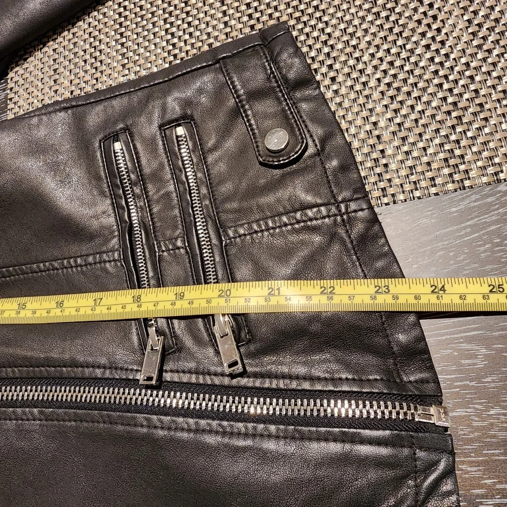 Ana faux leather moto jacket - Picture 8 of 8